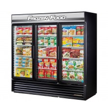 3 Glass Door Reach-in Freezer 72" (True)